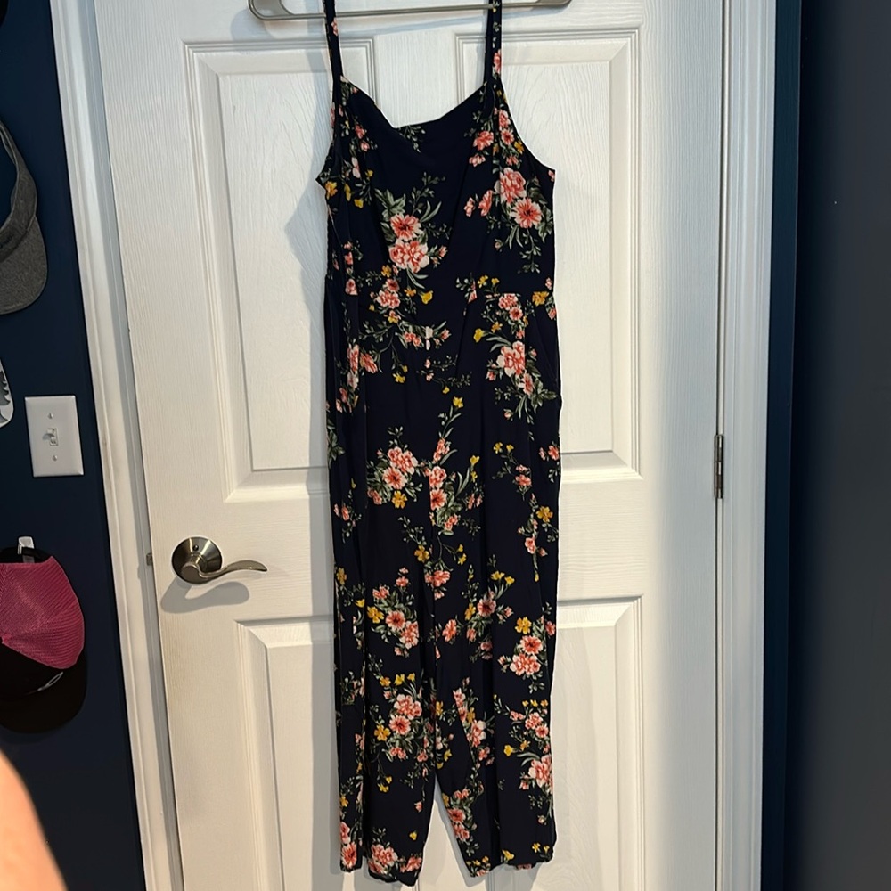 Old Navy Floral Jumpsuit